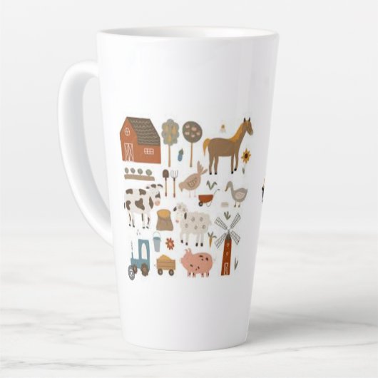 Mug Latte Life (Angle gauche)