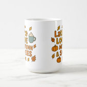 Mug Latte Love Automne Ciel Automne - Cosy Café Pumpki (Centre)