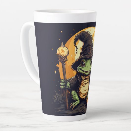 Mug latte Mystic Ribbit (Angle gauche)