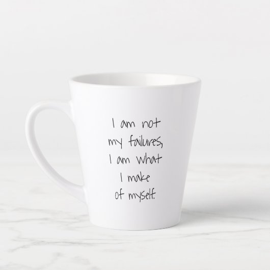 Mug Latte Pas Mes Échecs (Gauche)