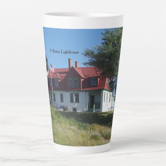 Mug Latte Phare Pt Betsie (Devant)