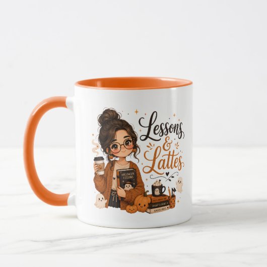 Mug Latte Prof Épouvantable Tasse Halloween Café M (Gauche)