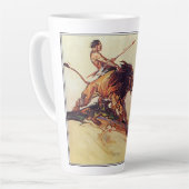 Mug Latte Reunion Famille Monahan (Angle gauche)