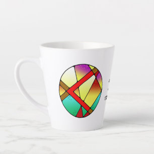 Mug Latte Rune Kenaz Art Nouveau – CRÉATIVITÉ !