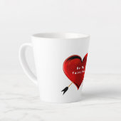 Mug Latte 'Sois mon Saint-Valentin' (Angle gauche)