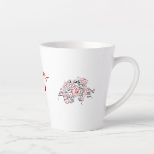 Mug latte suisse (Droite)