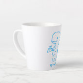 Mug latte TEA-REX (Angle gauche)