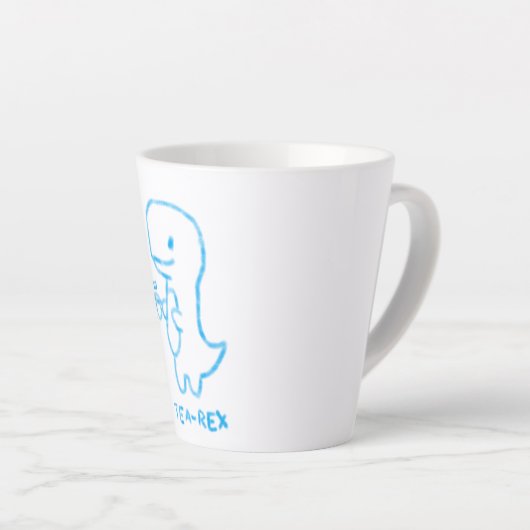 Mug latte TEA-REX (Angle droit)