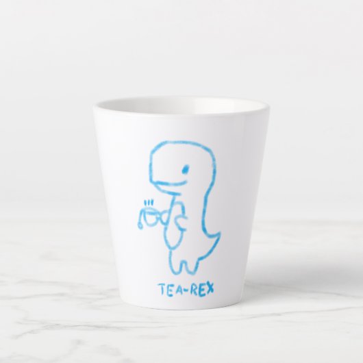 Mug latte TEA-REX (Devant)