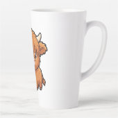 Mug Latte Vache Highland Bébé Mignon (Droite)