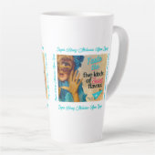 Mug Latte Vintage Voices (Angle droit)