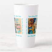 Mug Latte Vintage Voices (Devant)