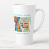 Mug Latte Vintage Voices (Droite)