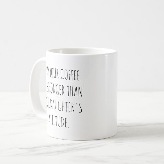 Mug L'attitude de la fille (Devant gauche)