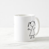 Mug L'attitude de la fille (Devant droit)