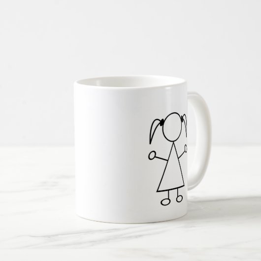 Mug L'attitude de la fille (Devant droit)