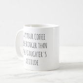 Mug L'attitude de la fille rose sassy (Devant gauche)