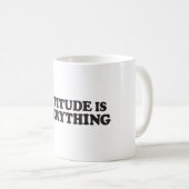 Mug L'attitude est tout - des produits de Mutiple (Devant droit)
