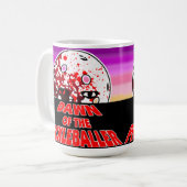 Mug L'aube du Pickleballer Halloween Horreur Zombie (Devant gauche)