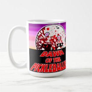 Mug L'aube du Pickleballer Halloween Horreur Zombie