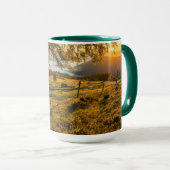 Mug L'aube triste dans une forêt (Devant droit)