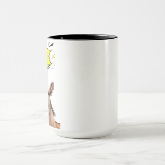Mug Laugh Out Loud avec Chuck le Donkey en vente et vo (Centre)