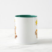 Mug Laughing Squirrel Cute Cartoon Illustration (Centre)