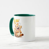 Mug Laughing Squirrel Cute Cartoon Illustration (Devant gauche)