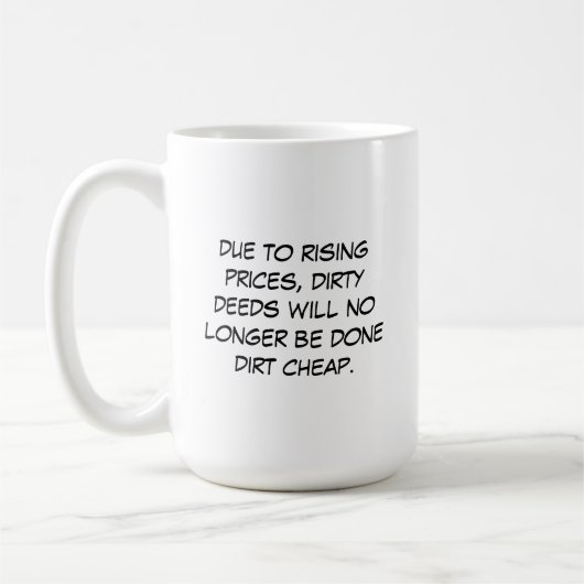 Mug L'augmentation des prix (Gauche)