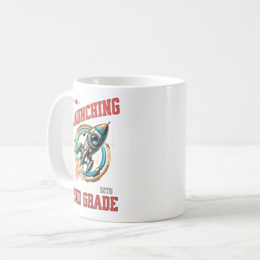 Mug Launching into 2nd Grade -Back to School  (Devant gauche)