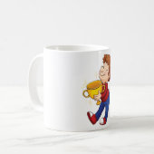Mug Lauréat du prix Trophée d'or de Boy Holding (Devant gauche)
