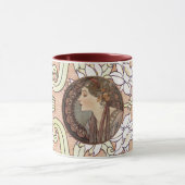 Mug Laurel par Alphonse Mucha (Centre)