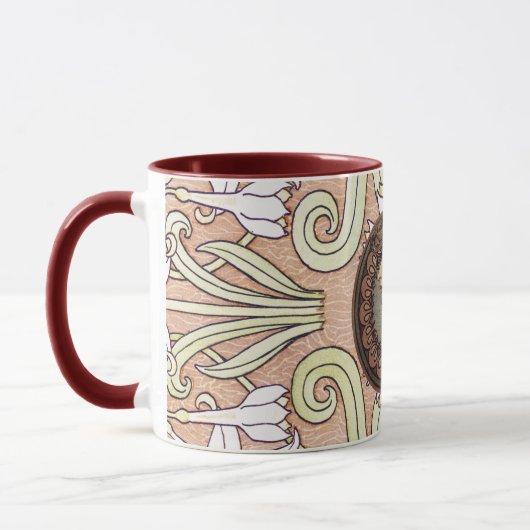 Mug Laurel par Alphonse Mucha (Gauche)