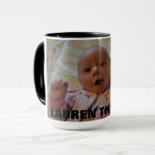 Mug Lauren le bébé (Devant gauche)