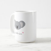 Mug L'Australie aime l'illustration du koala mignon (Devant gauche)