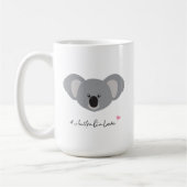 Mug L'Australie aime l'illustration du koala mignon (Gauche)