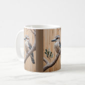 Mug L'Australie Kookaburra dans un arbre Art de la fau (Devant gauche)