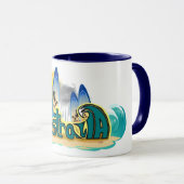 Mug L'Australie personnalisable (Devant droit)