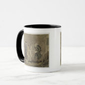 Mug L'auteur et son éditeur, 1784 (lavage gris et (Devant gauche)