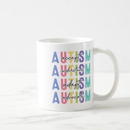Mug L'autisme Accepter Comprendre L'Amour (Droite)