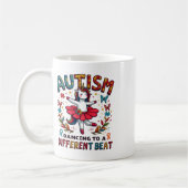 Mug L'Autisme Danser Pour Être Un Différent Beat Cute (Gauche)