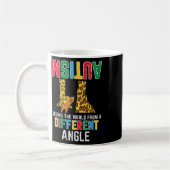 Mug L'autisme de la girafe à la vue d'un monde différe (Gauche)