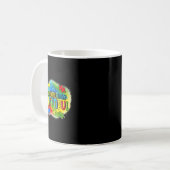 Mug L'Autisme Enfant Noir Différent Est Beau Autisme A (Devant gauche)