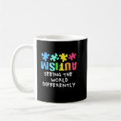 Mug L'autisme est favorable à une vision différente du (Gauche)