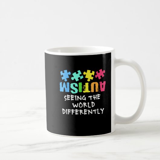 Mug L'autisme est favorable à une vision différente du (Droite)