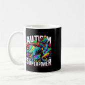 Mug L'autisme est ma superpuissance Sensibilisation su (Gauche)