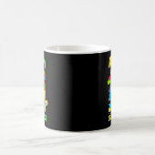Mug L'autisme est superpuissance dinosaure t rex autis (Centre)