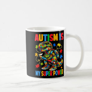 Mug L'autisme est un dinosaure superpuissant puzzle t