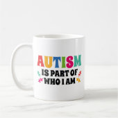 Mug L'autisme fait partie de ce que je suis (Gauche)