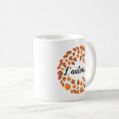 Mug L'automne, automne Illustration française, automne (Devant droit)